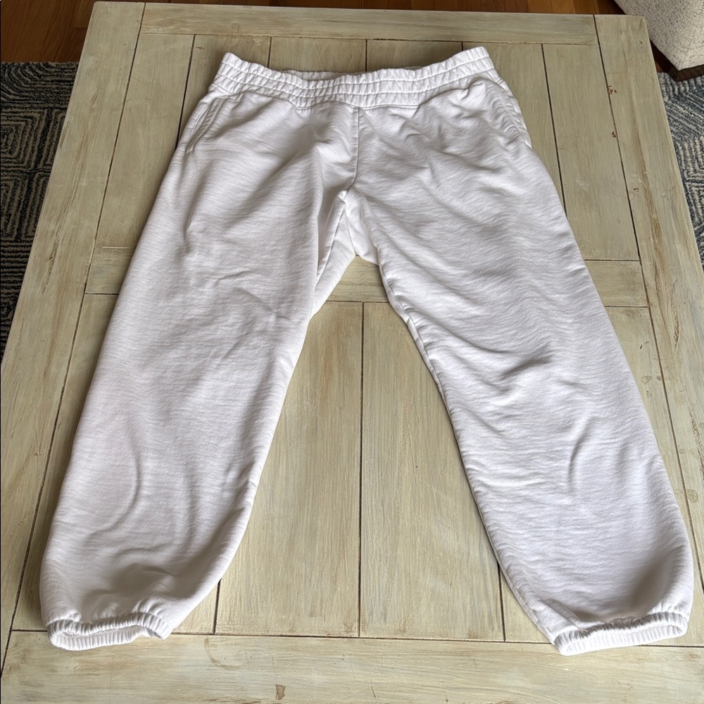 Aerie Offline White Jogger Sweatpants XL Long